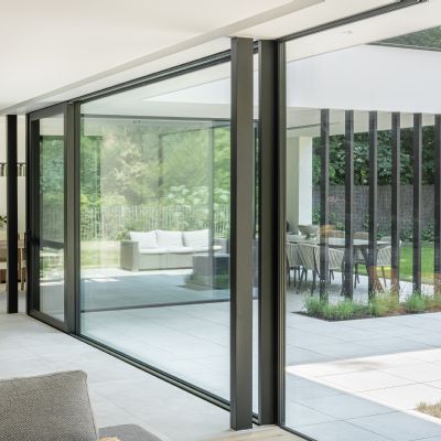 Verzonken schuifraam